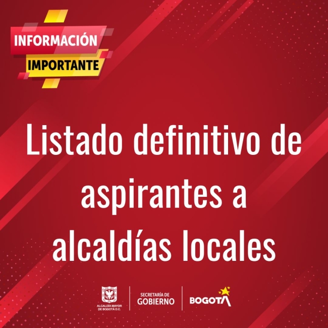 Listo aspirantes