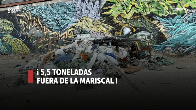 Los Mártires fortalece recuperación del espacio público