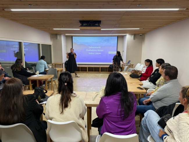 Espacio de aula en el cual se desarrolla taller
