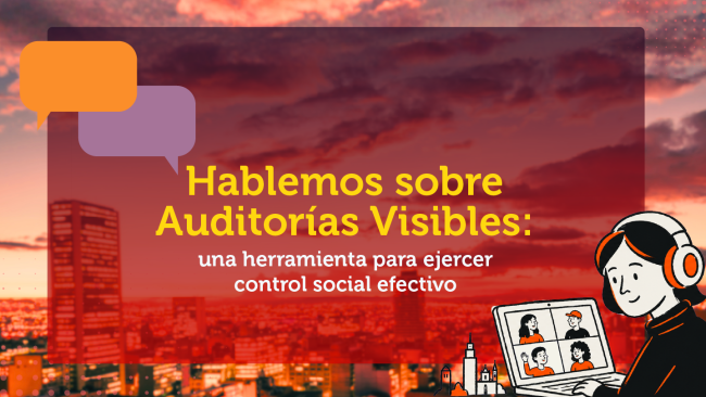 Conoce las Auditorías Visibles, una herramienta para hacer seguimiento a proyectos públicos, promover la transparencia y aportar a Bogotá.