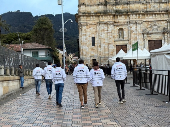 Equipo de dialogo en marchas