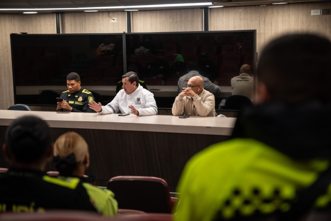 Reunión previa al partido con entidades distritales