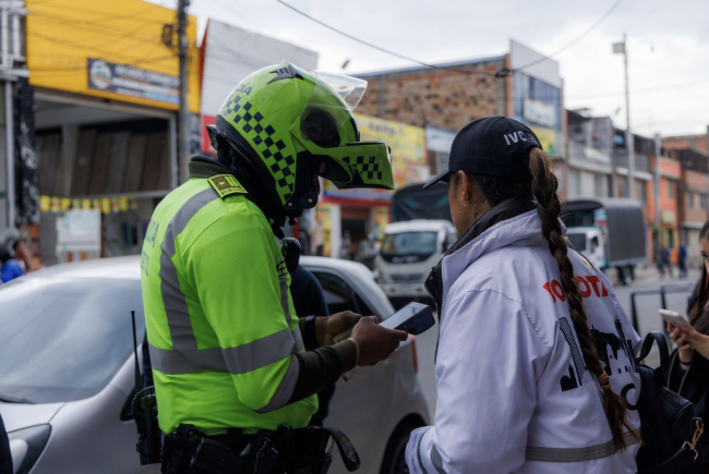 Operativos de control a talleres de latonería en el barrio Fátima, Tunjuelito.