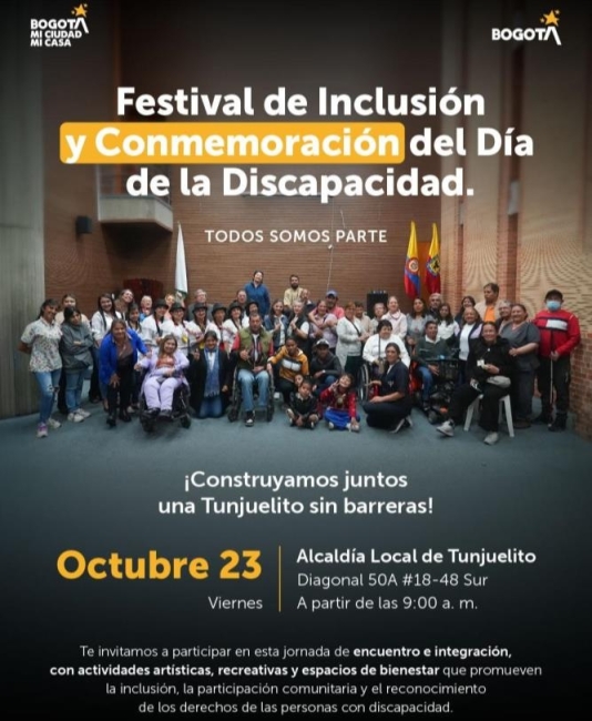 Fotografía relacionada con: Llega el Festival de Inclusión y Conmemoración del Día de la Discapacidad