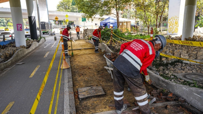 Bogotá supera los 4 millones de m2 intervenidos en vías