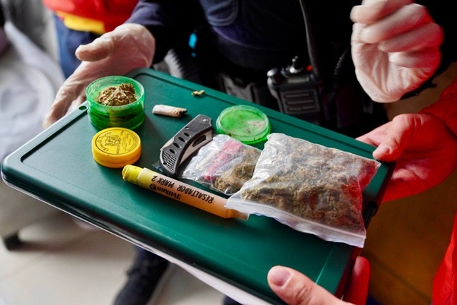 Droga incautada en pagadiario