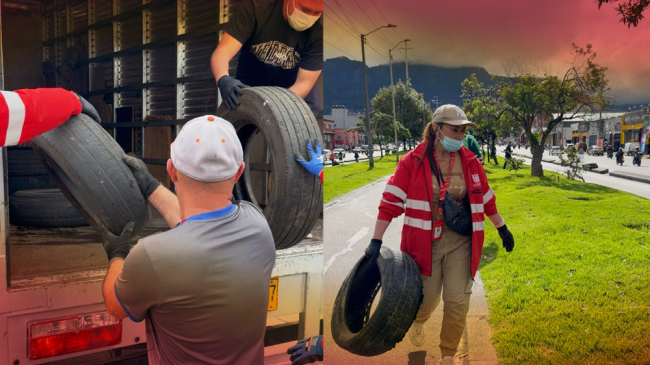 186 llantas menos en la calle