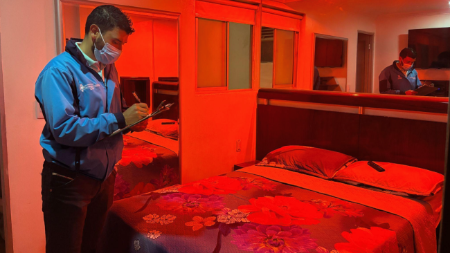 Secretaria Distrital de Salud de Bogotá realizando controles a establecimiento