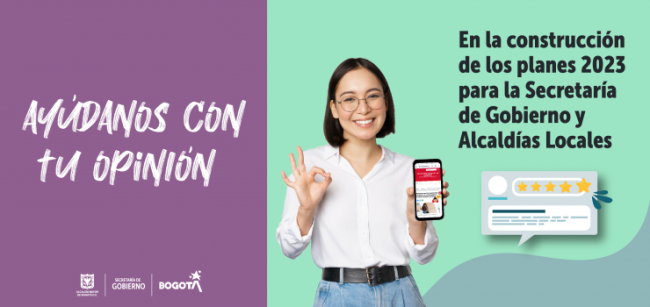 Pieza invitación a participar sobre los planes 2023