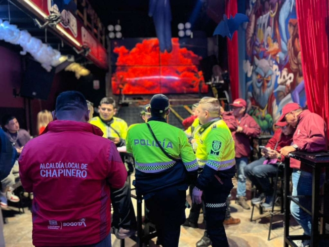 Operación Espacio Público en Chapinero