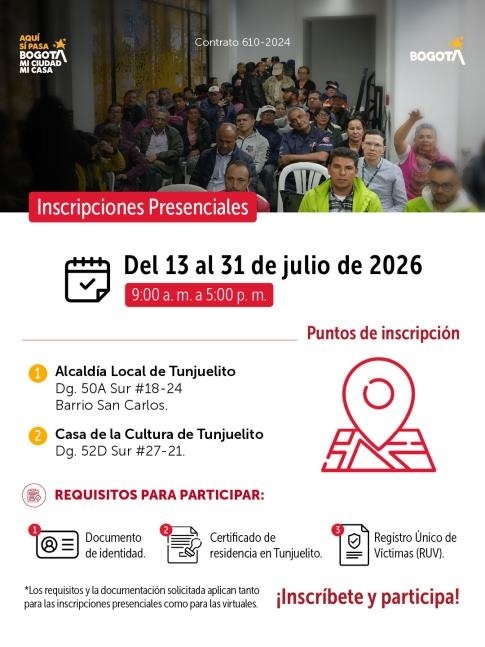Fotografía relacionada con: Tunjuelito abre inscripciones para la Escuela de Formación en Participación Ciudadana