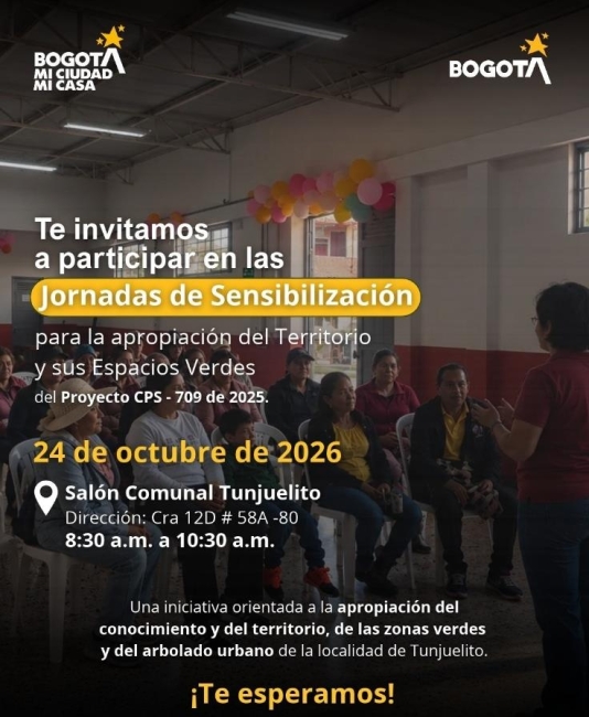 Fotografía relacionada con: Tunjuelito promueve la apropiación del territorio y la protección de sus espacios verdes