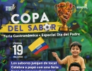 feria gastronómica para celebrar el Día del Padre en el Parque Santander de Santa Fe.