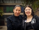 Johana Salazar y su hija María Paula