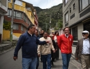 Foto de funcionarios de la SDG recorriendo la localidad
