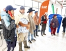 entrega de kits a los campesinos