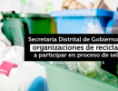Recicladores habilitados pueden postularse del 1 al 15 de octubre de 2026 para gestionar residuos aprovechables en la Secretaría Distrital de Gobierno.