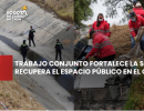 Trabajo conjunto fortalece la seguridad y recupera el espacio público en el Canal Comuneros