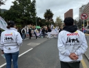 Equipo de Diálogo haciendo presencia en manifestación