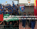 Más de 20 colegios participan en los Juegos de Integración Escolar 2026 en Puente Aranda