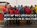 Trabajo conjunto permitió recuperar 800 metros cuadrados de espacio público en el sector del G12 de Puente Aranda