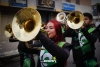 Banda musical acompaña la conmemoración del Día de la
