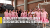 Adultos mayores de la localidad cerrando el mes mayor junto a la alcaldesa local y la subdirectora de Integración Social